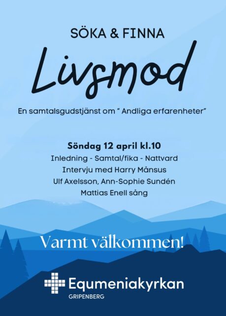 Livsmodsgudstjänst 12 april